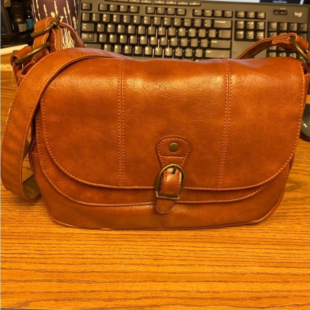 New* Anello Shoulder/Crossbody bag  - Camel Color